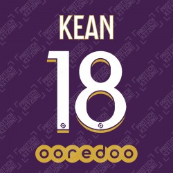 Kean 18 (Official PSG 2020/21 Third Ligue 1 Name and Numbering)